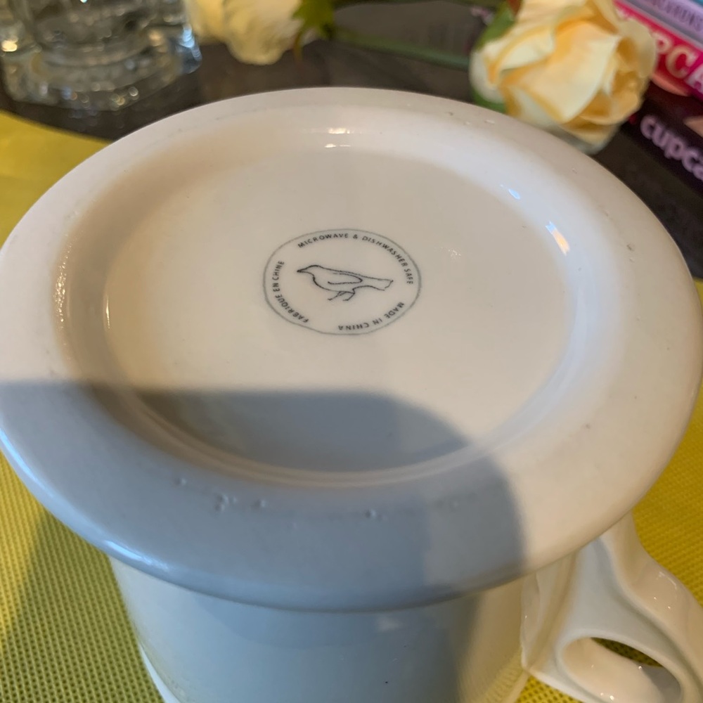 Anthropologie Monogram Initial “R” Coffee Tea Mug, Cup. Great condition. - Picture 4 of 4